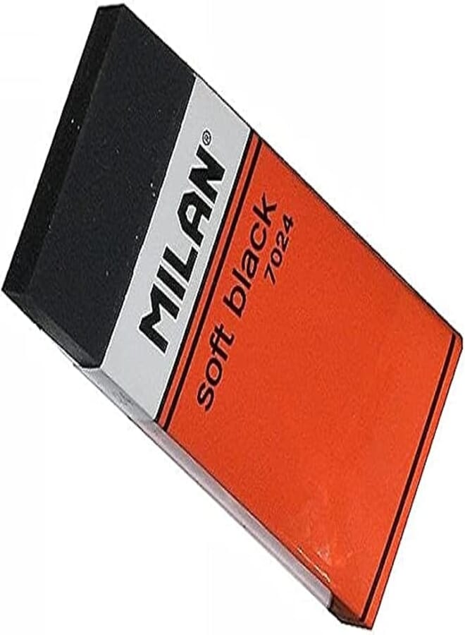 Milan Erasers ,Black ,7024